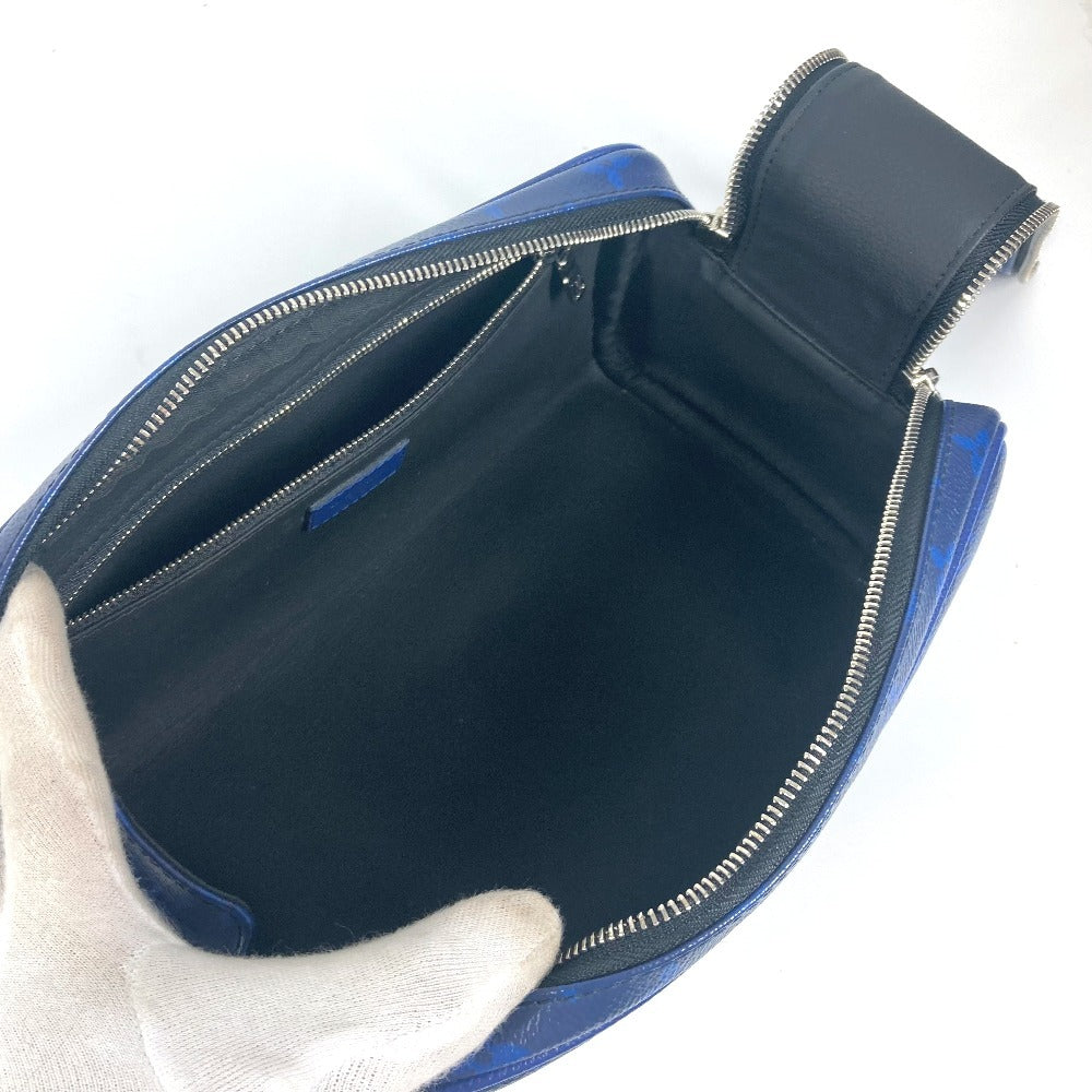 LOUIS VUITTON  M30849 タイガラマ ドップ・キット ポーチ ハンドバッグ クラッチバッグ セカンドバッグ タイガレザー ユニセックス ブルー - brandshop-reference