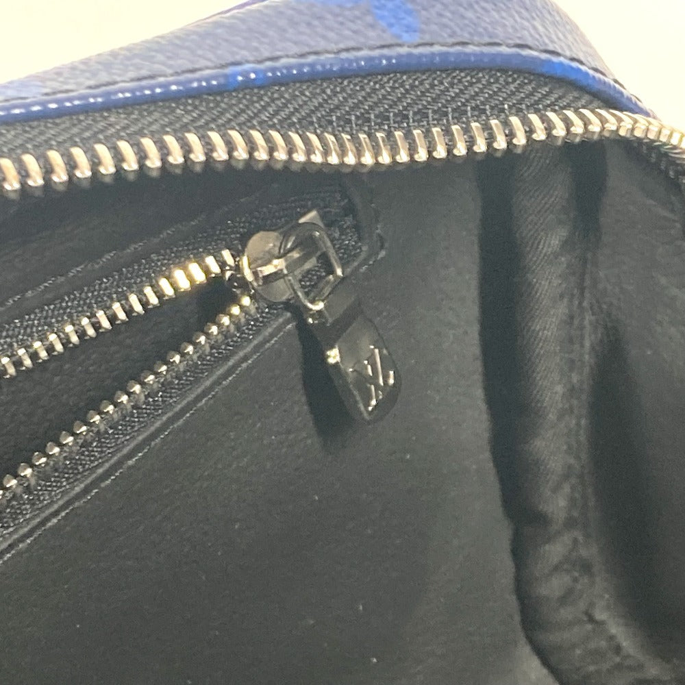 LOUIS VUITTON  M30849 タイガラマ ドップ・キット ポーチ ハンドバッグ クラッチバッグ セカンドバッグ タイガレザー ユニセックス ブルー - brandshop-reference