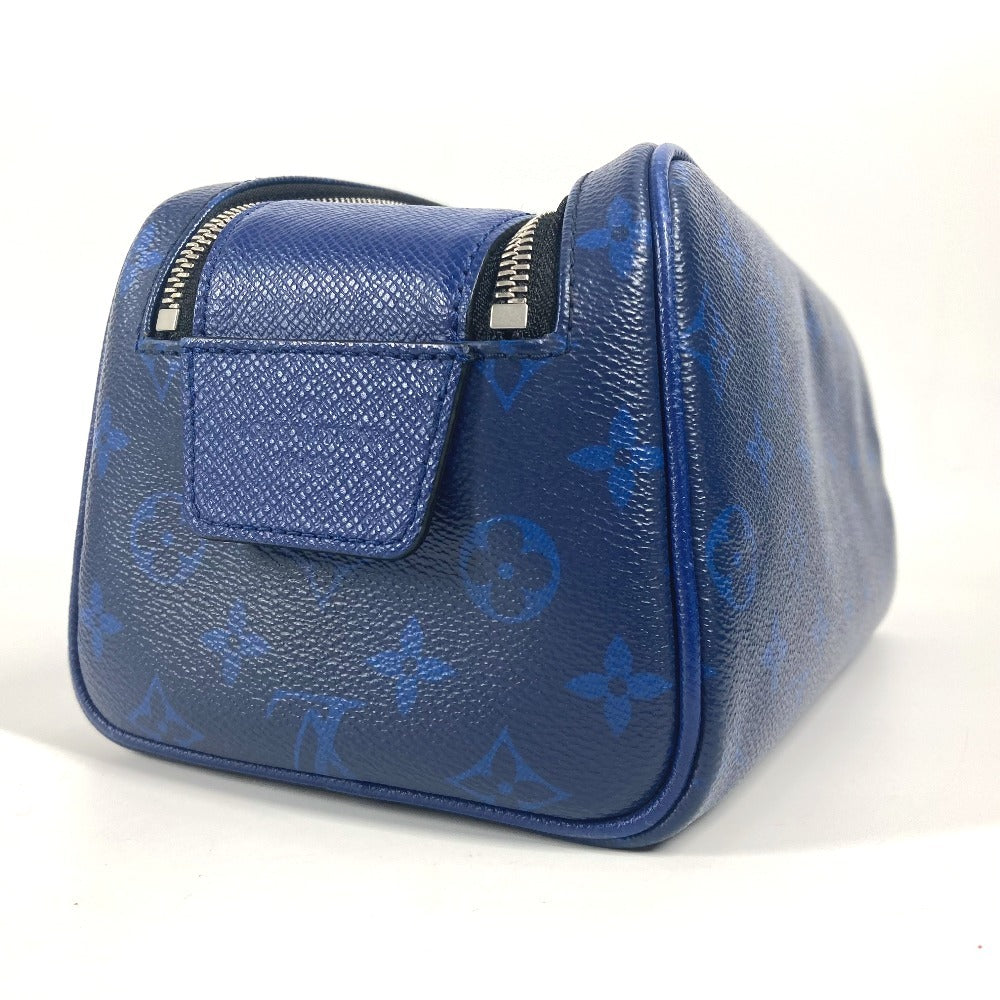 LOUIS VUITTON  M30849 タイガラマ ドップ・キット ポーチ ハンドバッグ クラッチバッグ セカンドバッグ タイガレザー ユニセックス ブルー - brandshop-reference