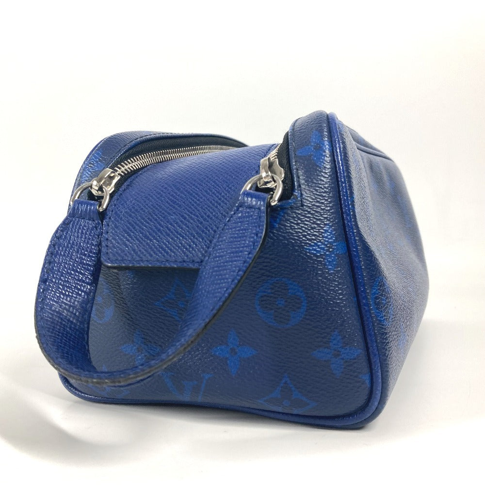 LOUIS VUITTON  M30849 タイガラマ ドップ・キット ポーチ ハンドバッグ クラッチバッグ セカンドバッグ タイガレザー ユニセックス ブルー - brandshop-reference