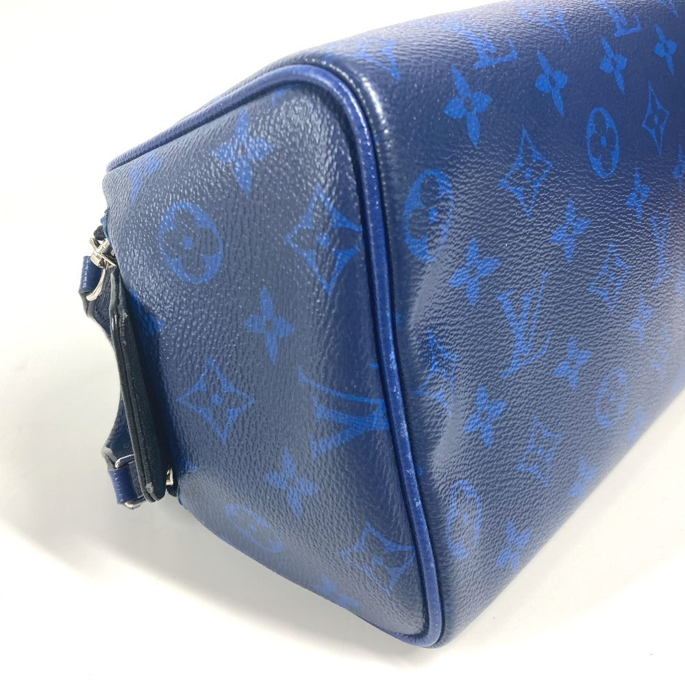 LOUIS VUITTON  M30849 タイガラマ ドップ・キット ポーチ ハンドバッグ クラッチバッグ セカンドバッグ タイガレザー ユニセックス ブルー - brandshop-reference