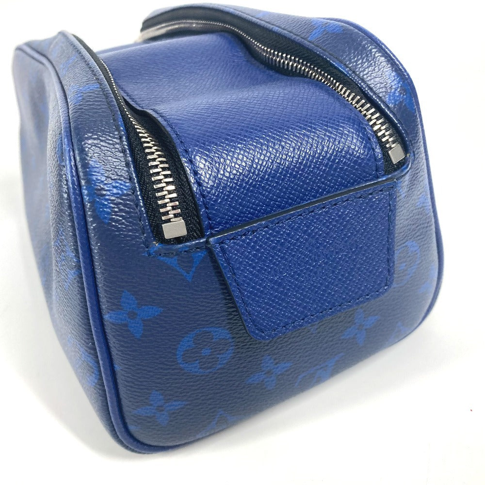 LOUIS VUITTON  M30849 タイガラマ ドップ・キット ポーチ ハンドバッグ クラッチバッグ セカンドバッグ タイガレザー ユニセックス ブルー - brandshop-reference