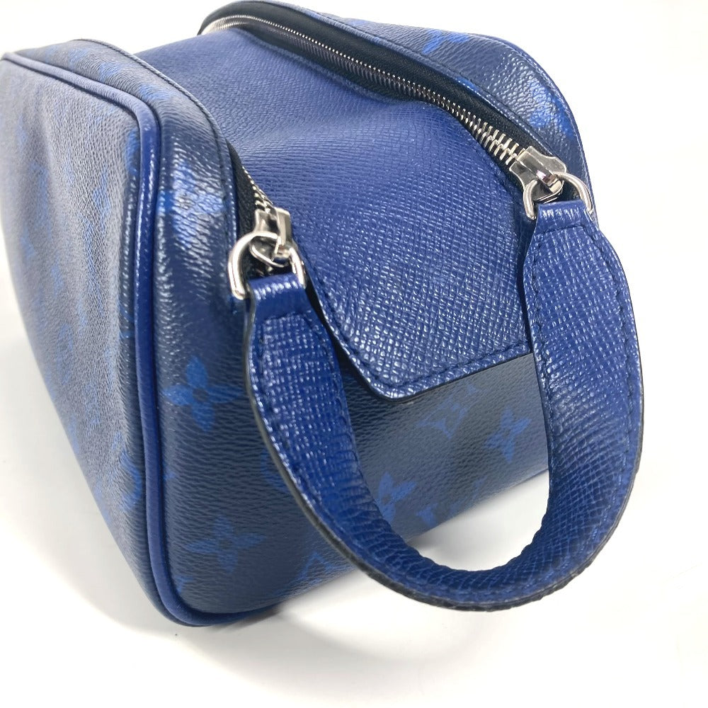 LOUIS VUITTON  M30849 タイガラマ ドップ・キット ポーチ ハンドバッグ クラッチバッグ セカンドバッグ タイガレザー ユニセックス ブルー - brandshop-reference
