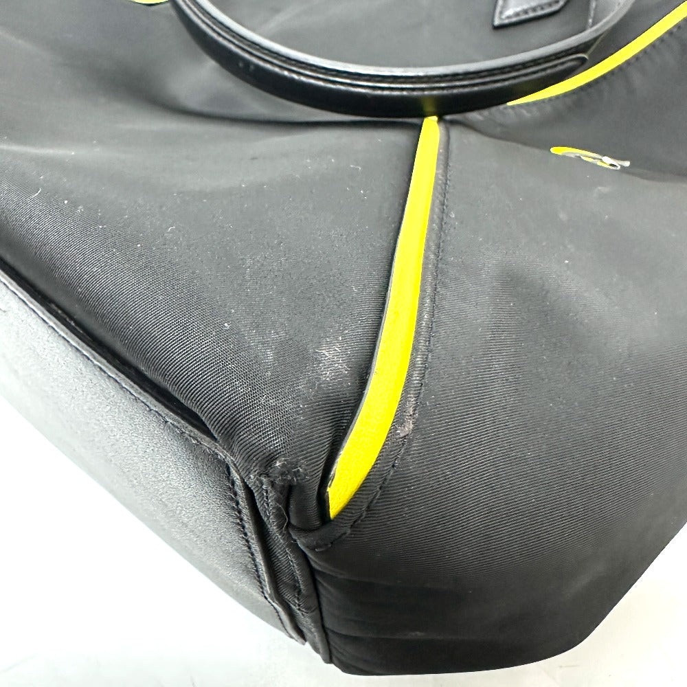 GIVENCHY ロゴ ショルダーバッグ カバン 肩掛け トートバッグ レザー/ナイロン ユニセックス ブラック - brandshop-reference