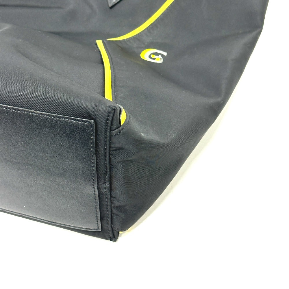 GIVENCHY ロゴ ショルダーバッグ カバン 肩掛け トートバッグ レザー/ナイロン ユニセックス ブラック - brandshop-reference