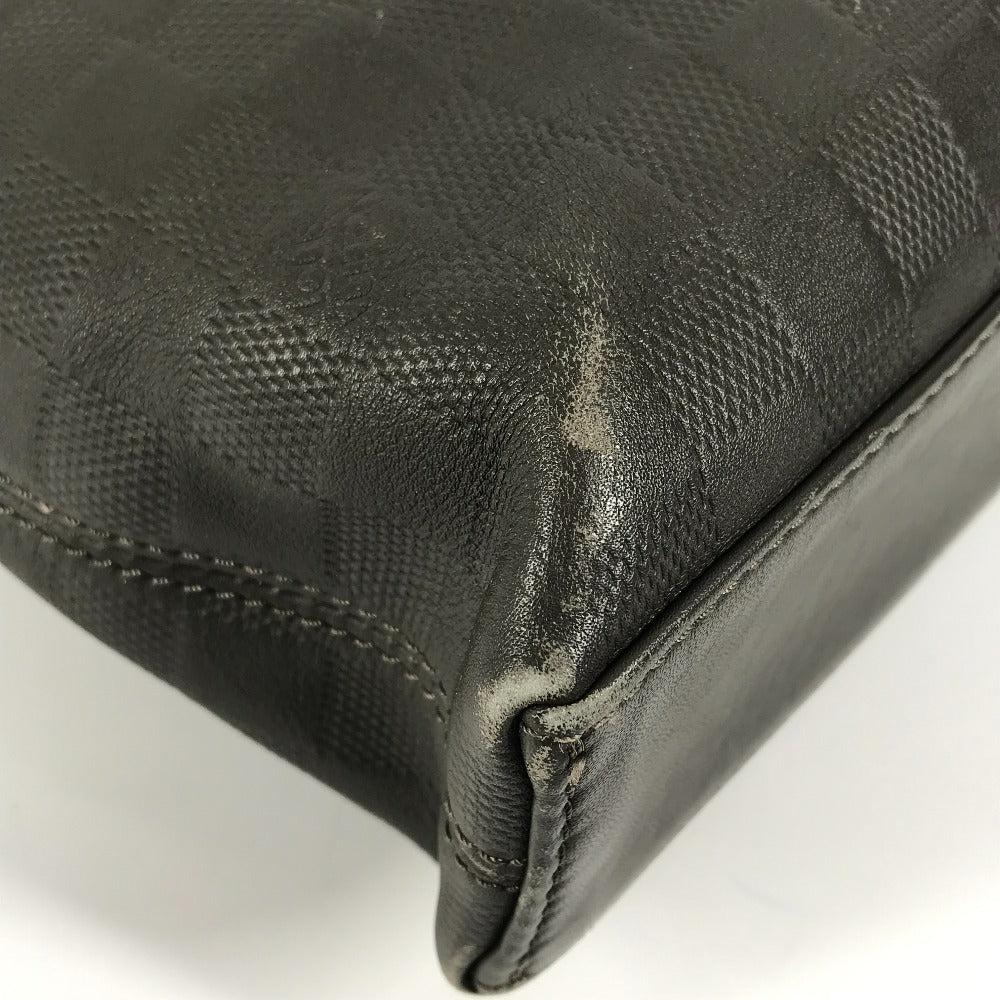 LOUIS VUITTON ダミエアンフィニ ポルトドキュマンジュール PDJ 書類バッグ トートバッグ カバン ブリーフケース ハンドバッグ ビジネスバッグ ダミエアンフィニレザー ユニセックス グラニ グレージュ - brandshop-reference