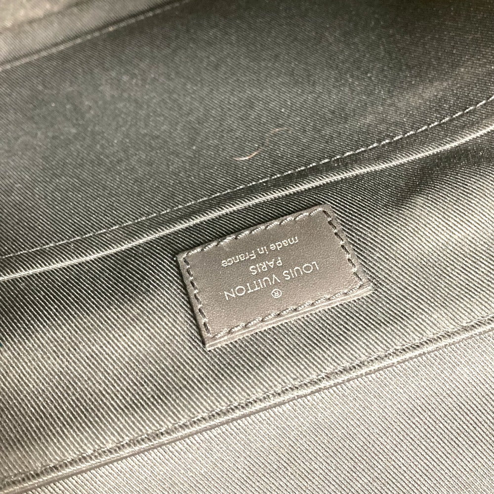 LOUIS VUITTON N42711  ダミエアンフィニ ディストリクト PM NV3　 斜め掛け カバン フラップ メッセンジャーバッグ ショルダーバッグ ダミエアンフィニレザー ユニセックス ノワール ブラック - brandshop-reference