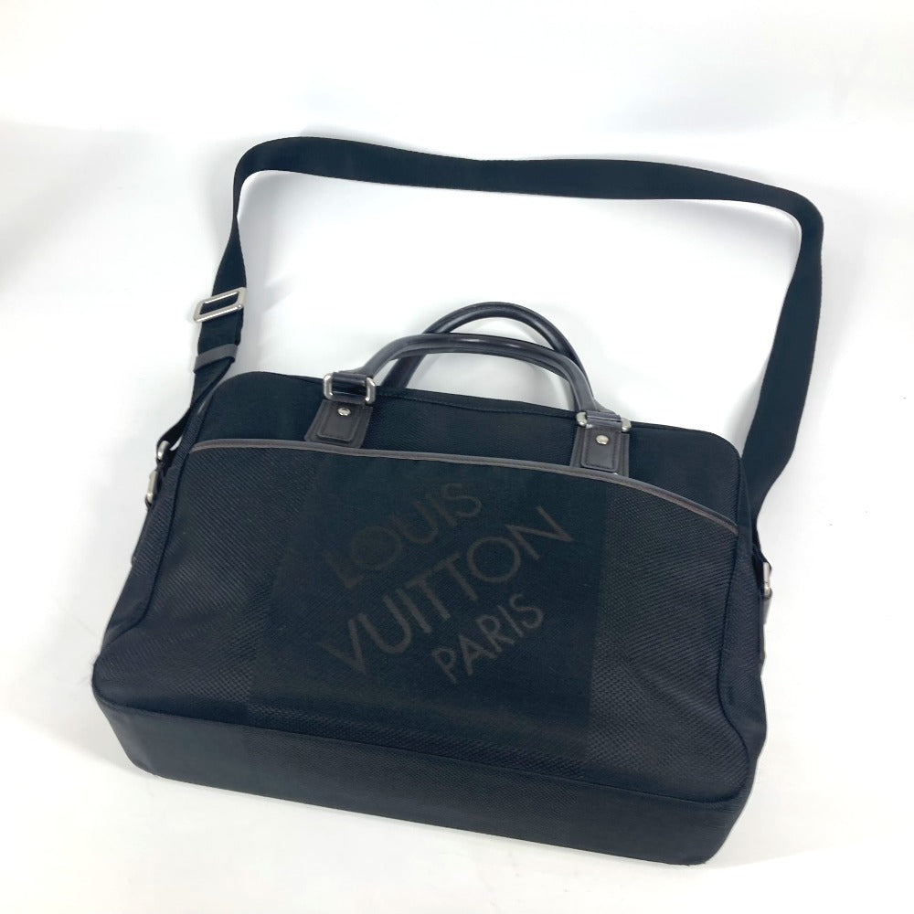 LOUIS VUITTON M93082  ダミエジェアン 2WAYバッグ ショルダーバッグ ヤック 書類バッグ トートバッグ カバン ブリーフケース ハンドバッグ ビジネスバッグ ダミエジェアンキャンバス ユニセックス ブラック - brandshop-reference