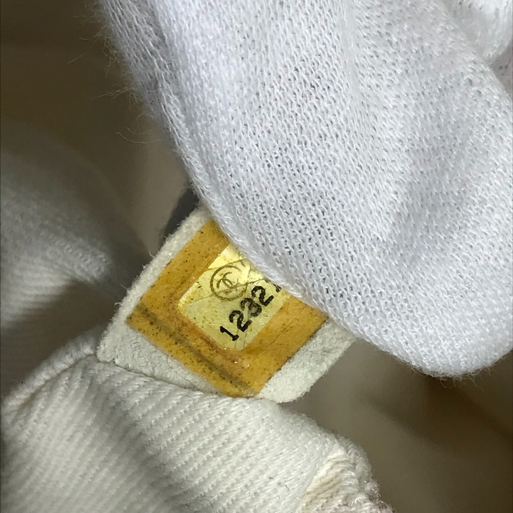 CHANEL CC ココマーク  Wチェーン カバン 肩掛け トートバッグ ショルダーバッグ ソフトキャビアスキン レディース ホワイト - brandshop-reference