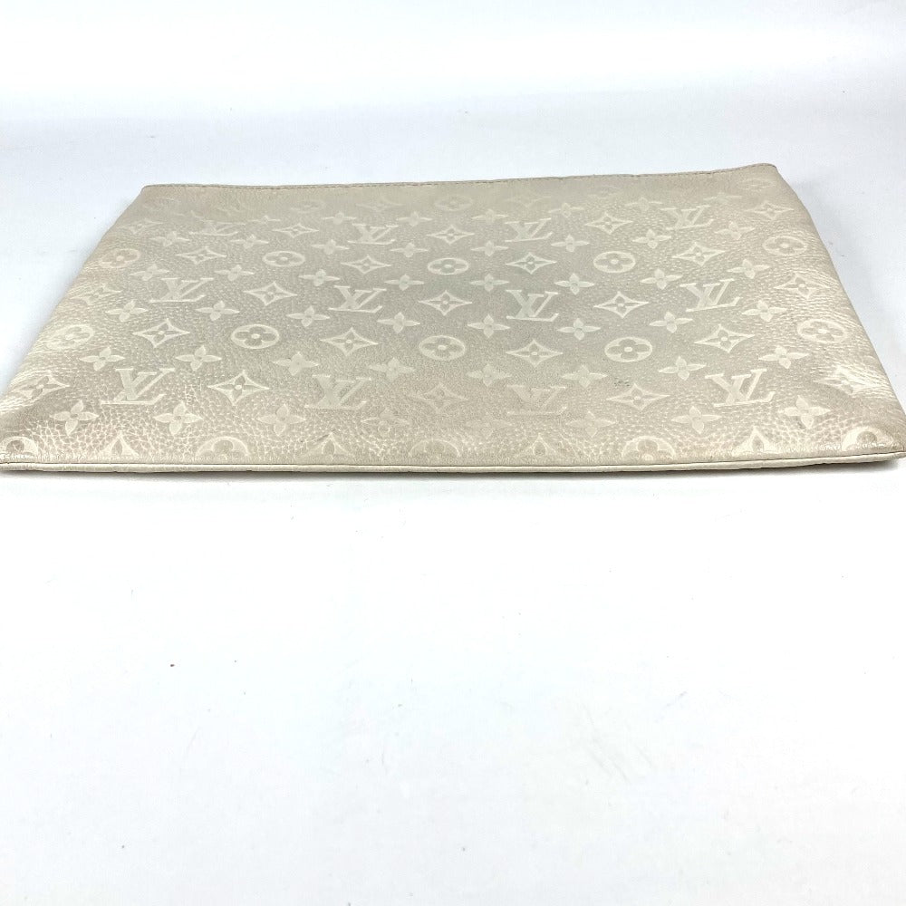 LOUIS VUITTON M67462 トリヨン モノグラム ポシェット A4 ヴァージルアブロー ポーチ カバン チェーン クラッチバッグ トリヨンレザー ユニセックス ホワイト - brandshop-reference