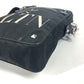 VALENTINO ロゴ スタッズ カバン 斜め掛け ポシェット ショルダーバッグ ナイロン ユニセックス ブラック - brandshop-reference