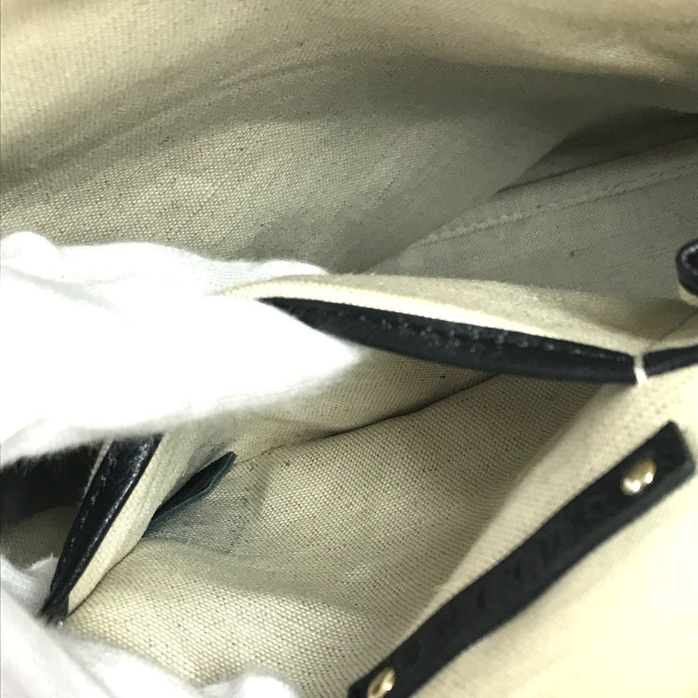 CELINE サルキー ロゴ ミニボストンバッグ カバン ハンドバッグ PVC/レザー レディース ブラック - brandshop-reference