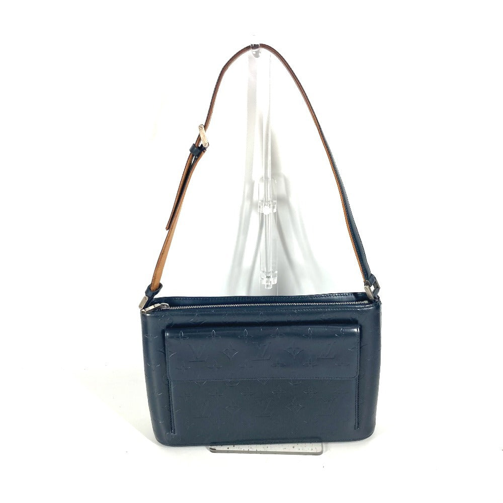 LOUIS VUITTON M55125 モノグラムマット アルストン カバン 肩掛け トートバッグ ショルダーバッグ モノグラムマットレザー レディース ブルー - brandshop-reference