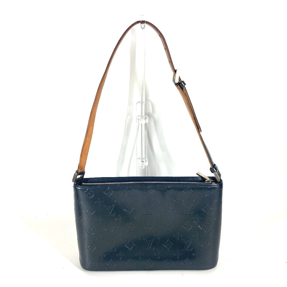 LOUIS VUITTON M55125 モノグラムマット アルストン カバン 肩掛け トートバッグ ショルダーバッグ モノグラムマットレザー レディース ブルー - brandshop-reference