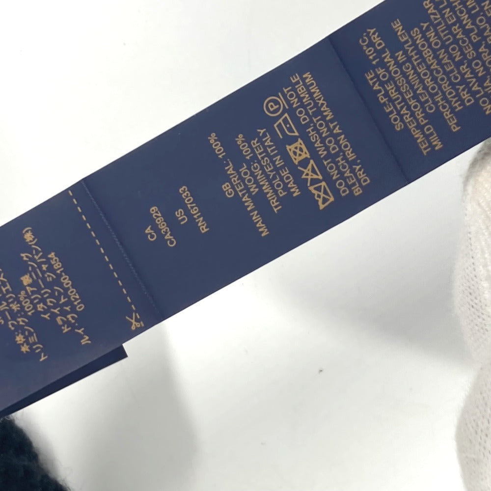 LOUIS VUITTON M77277 ビーニー・オンリー LV ビーニー 帽子 ニット帽 ニットキャップ ニット帽 ウール メンズ ノワール ブラック - brandshop-reference