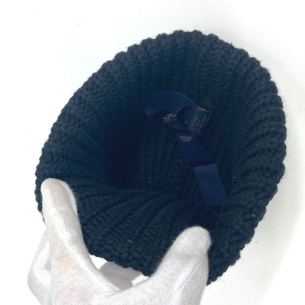 LOUIS VUITTON M77277 ビーニー・オンリー LV ビーニー 帽子 ニット帽 ニットキャップ ニット帽 ウール メンズ ノワール ブラック - brandshop-reference