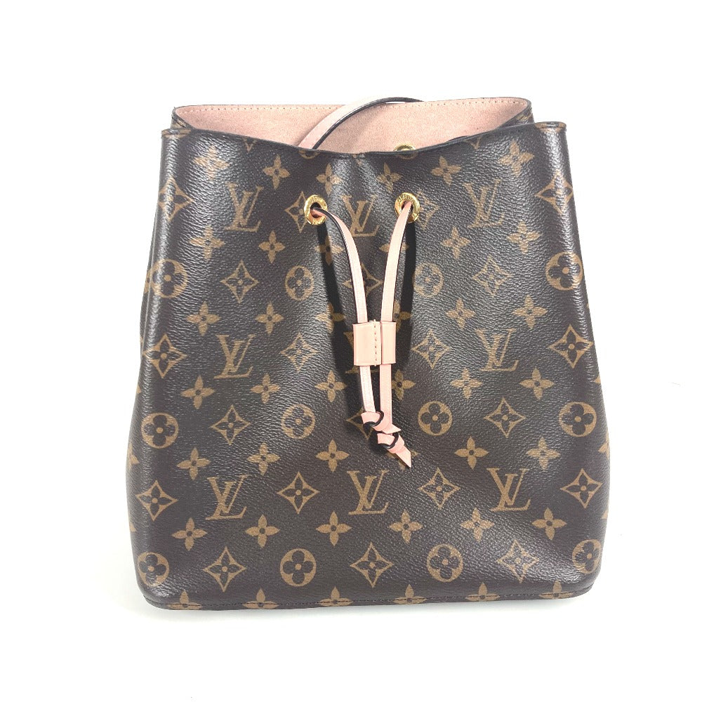 LOUIS VUITTON M44022 モノグラム ネオノエ 巾着 カバン ショルダーバッグ モノグラムキャンバス レディース ローズプードル ブラウン - brandshop-reference