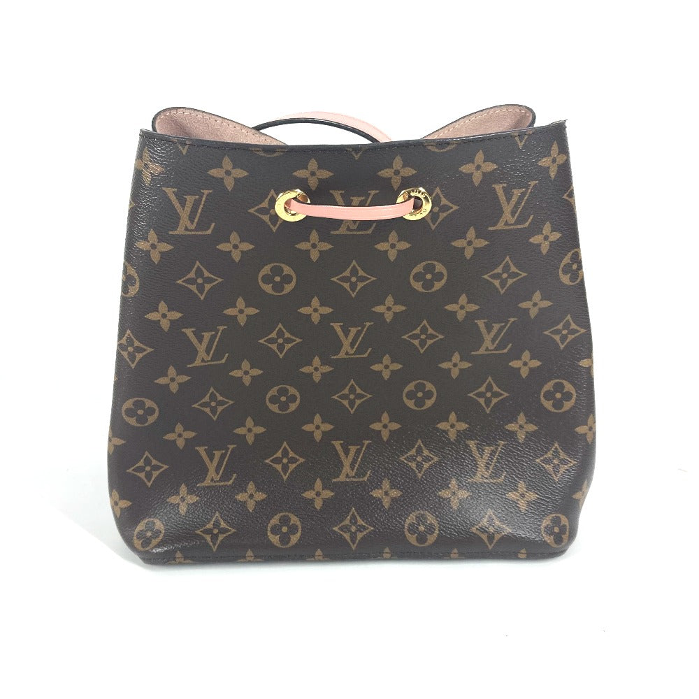 LOUIS VUITTON M44022 モノグラム ネオノエ 巾着 カバン ショルダーバッグ モノグラムキャンバス レディース ローズプードル ブラウン - brandshop-reference