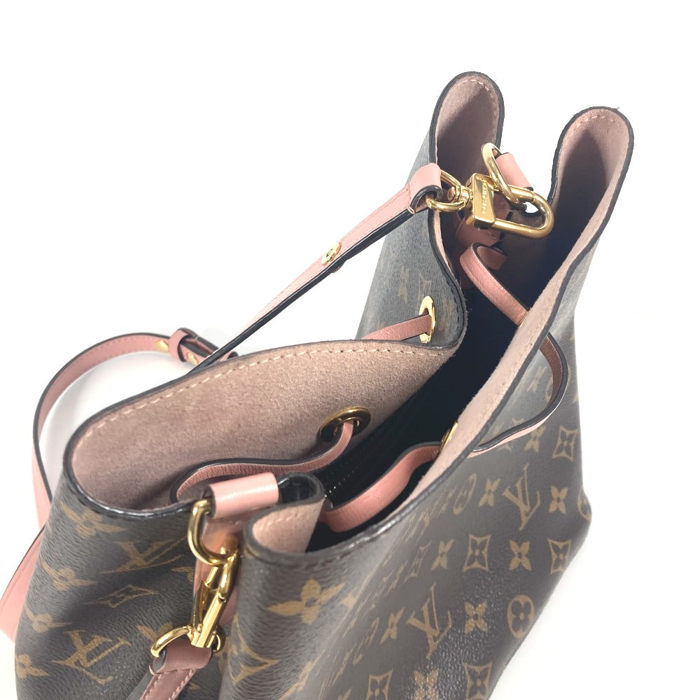 LOUIS VUITTON M44022 モノグラム ネオノエ 巾着 カバン ショルダーバッグ モノグラムキャンバス レディース ローズプードル ブラウン - brandshop-reference