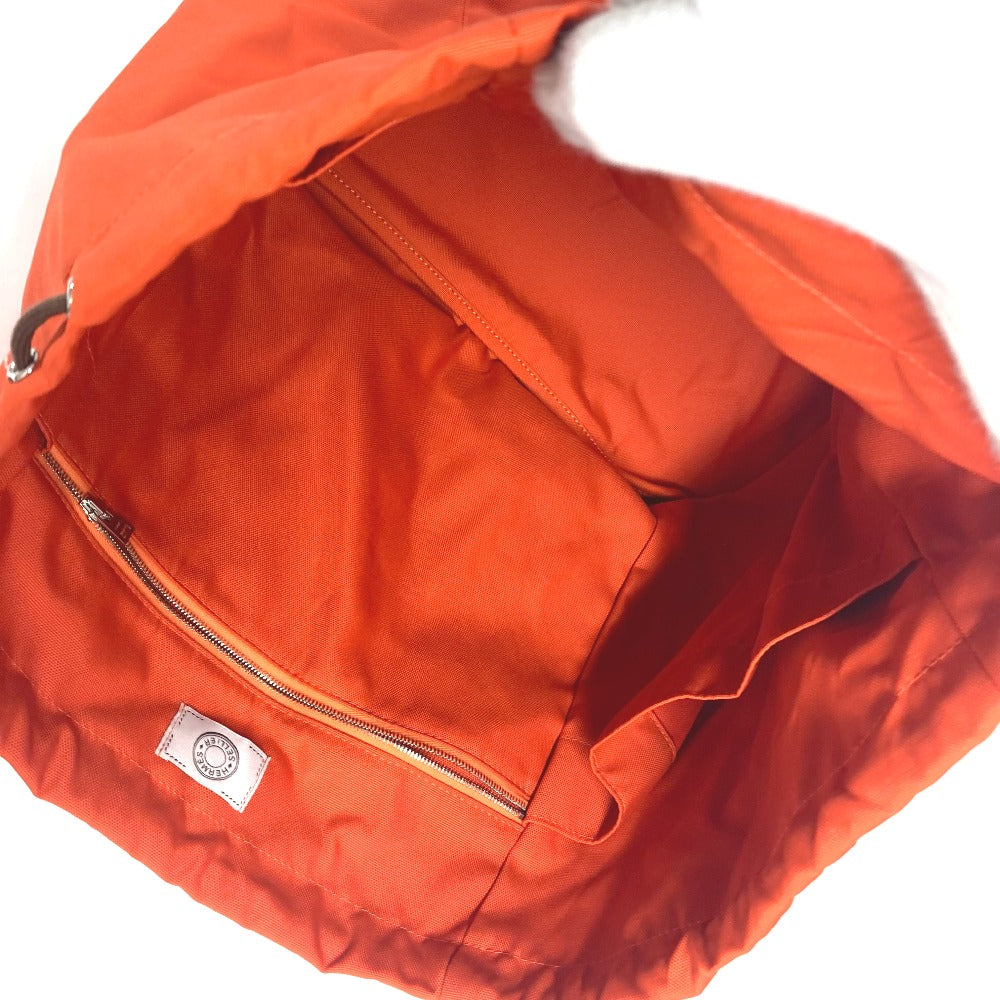 HERMES バッグインバッグ付き サックドパンサージュ グルーム 2WAY ショルダーバッグ 斜め掛け トートバッグ レザー/キャンバス レディース ネイビー - brandshop-reference