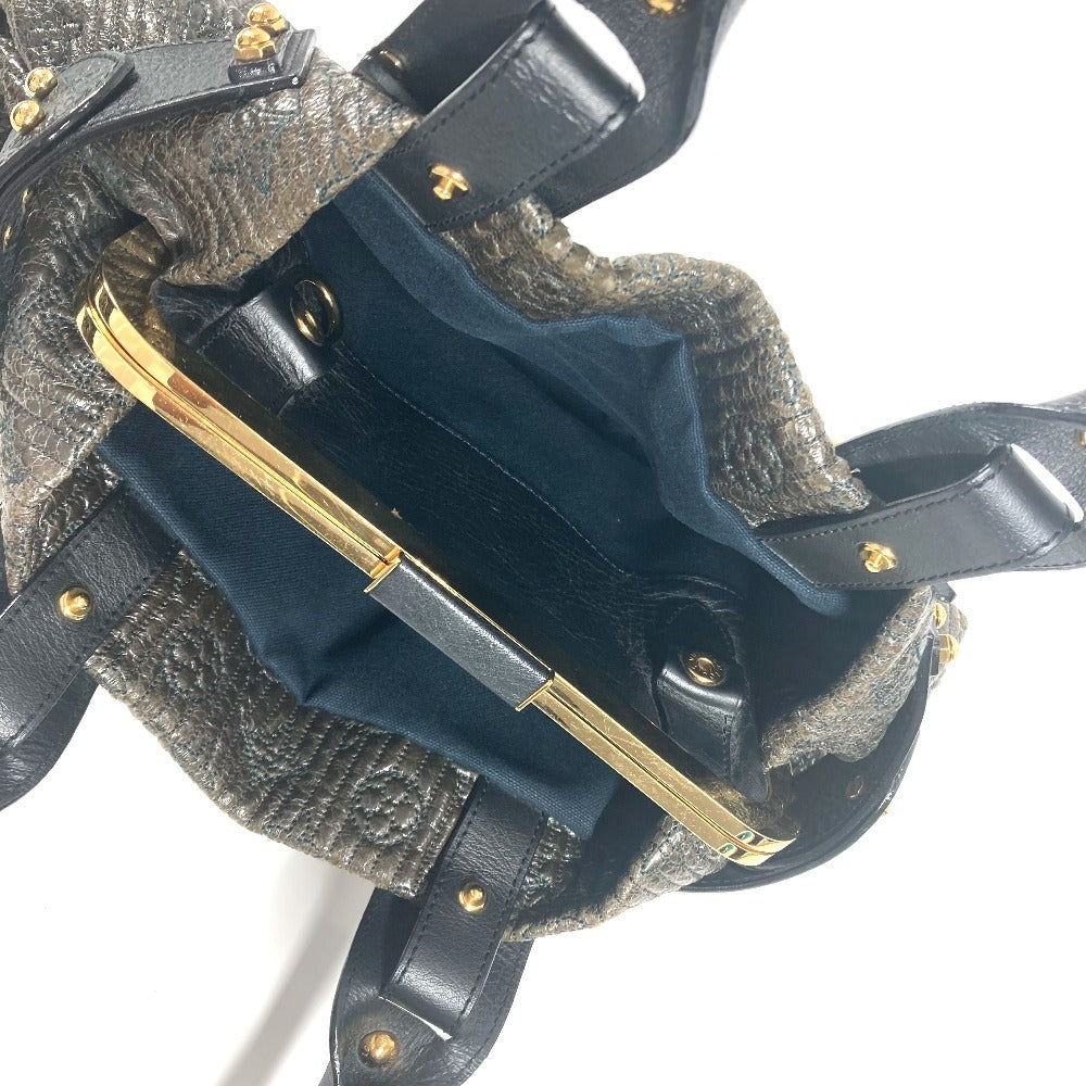 LOUIS VUITTON M95595 モノグラムモタード バイカー ハンドバッグ カバン トートバッグ 肩掛け ショルダーバッグ モノグラムモタード レディース ノワール ブラック - brandshop-reference