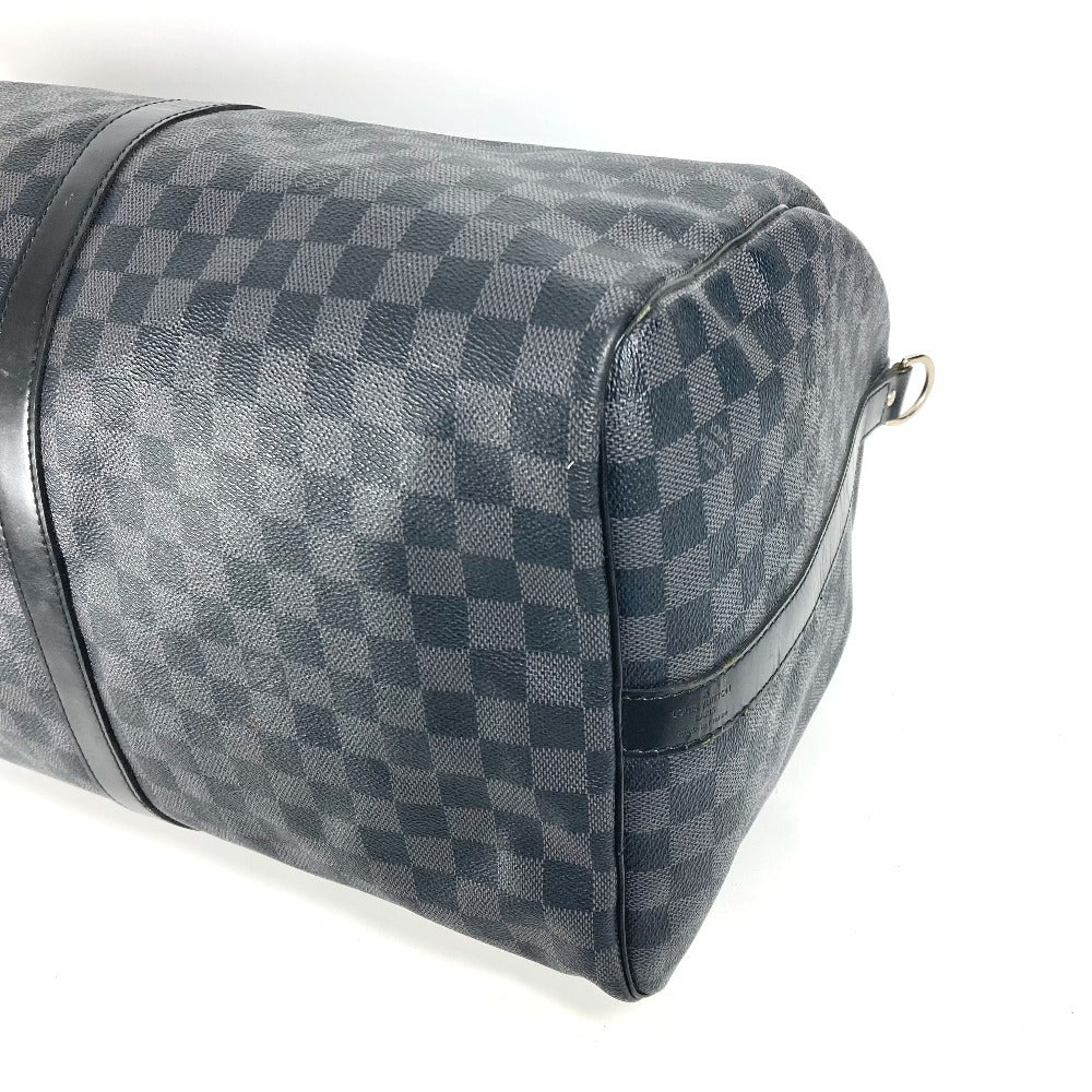 LOUIS VUITTON N41413 ダミエグラフィット キーポルバンドリエール55 2WAYバッグ 旅行バッグ トラベルバッグ カバン ボストンバッグ ダミエグラフィットキャンバス ユニセックス ブラック - brandshop-reference