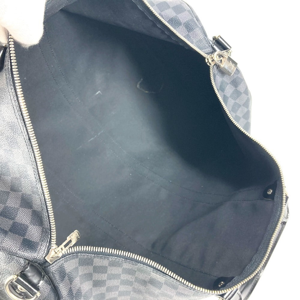 LOUIS VUITTON N41413 ダミエグラフィット キーポルバンドリエール55 2WAYバッグ 旅行バッグ トラベルバッグ カバン ボストンバッグ ダミエグラフィットキャンバス ユニセックス ブラック - brandshop-reference