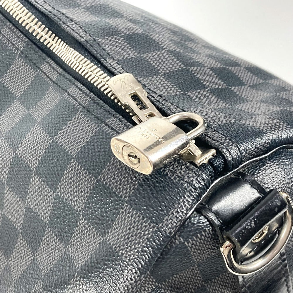 LOUIS VUITTON N41413 ダミエグラフィット キーポルバンドリエール55 2WAYバッグ 旅行バッグ トラベルバッグ カバン ボストンバッグ ダミエグラフィットキャンバス ユニセックス ブラック - brandshop-reference