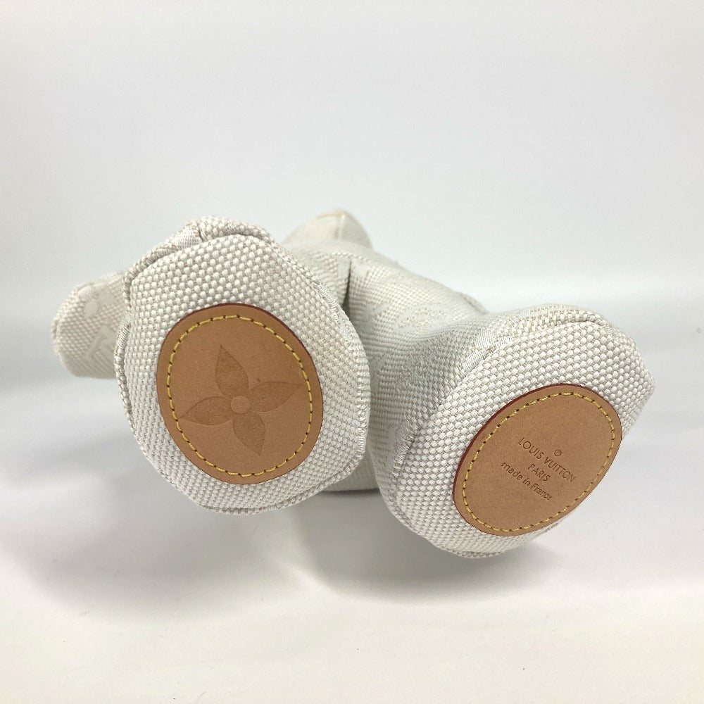 LOUIS VUITTON GI0869 インテリア 熊 クマ 人形 ドゥドゥ・ルイ テディベア ぬいぐるみ コットン ユニセックス ホワイト - brandshop-reference
