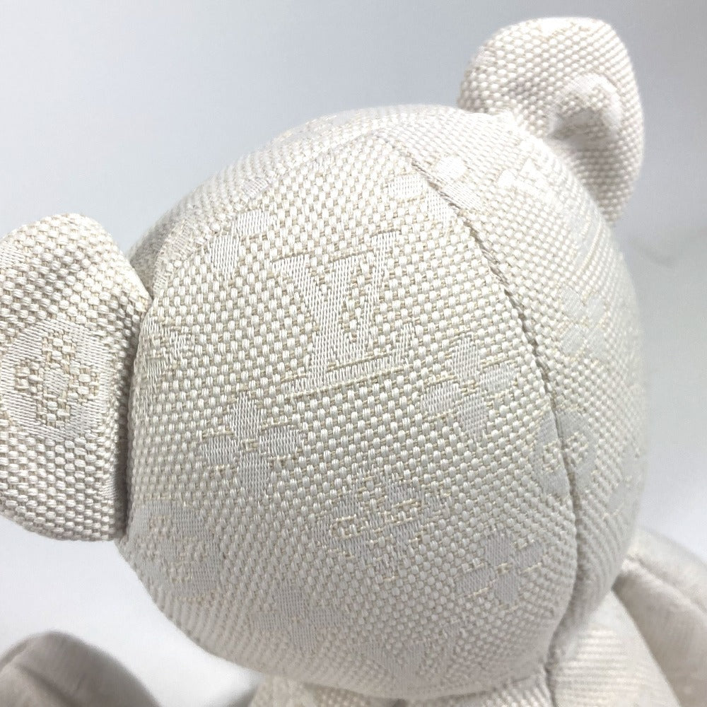 LOUIS VUITTON GI0869 インテリア 熊 クマ 人形 ドゥドゥ・ルイ テディベア ぬいぐるみ コットン ユニセックス ホワイト - brandshop-reference