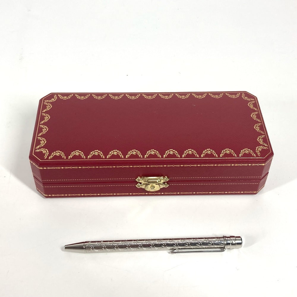 CARTIER ST150185 ロゴ 2C Cドゥカルティエ ステーショナリー ペン ボールペン メタル メンズ シルバー - brandshop-reference