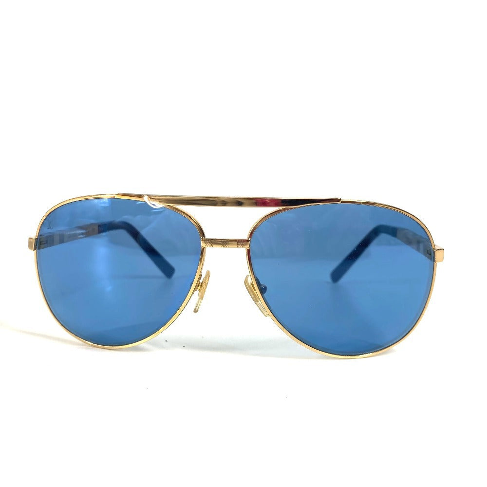 LOUIS VUITTON Z0789U アティテュード パイロット めがね メガネ アイウェア 眼鏡 サングラス メタル メンズ ブルー - brandshop-reference