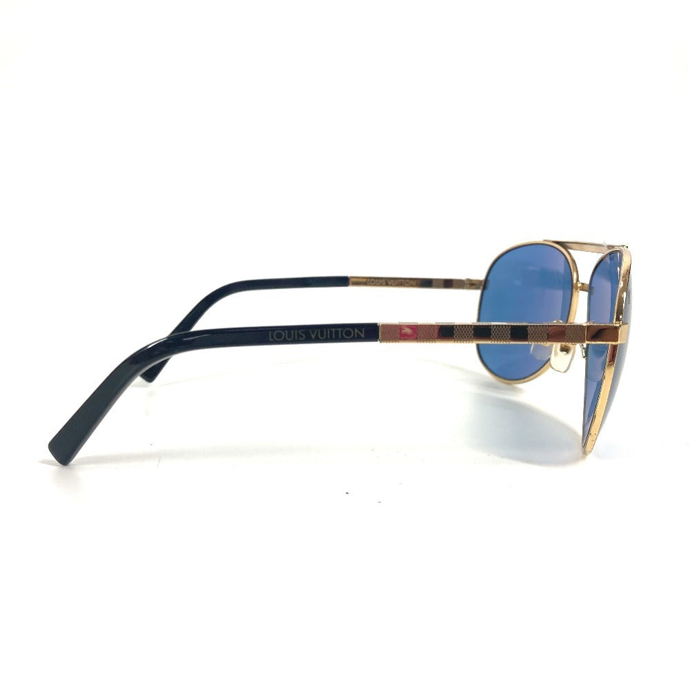 LOUIS VUITTON Z0789U アティテュード パイロット めがね メガネ アイウェア 眼鏡 サングラス メタル メンズ ブルー - brandshop-reference