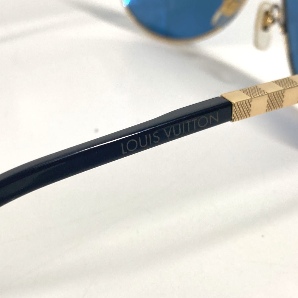 LOUIS VUITTON Z0789U アティテュード パイロット めがね メガネ アイウェア 眼鏡 サングラス メタル メンズ ブルー - brandshop-reference
