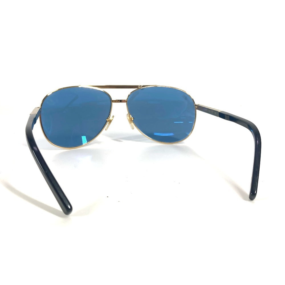 LOUIS VUITTON Z0789U アティテュード パイロット めがね メガネ アイウェア 眼鏡 サングラス メタル メンズ ブルー - brandshop-reference
