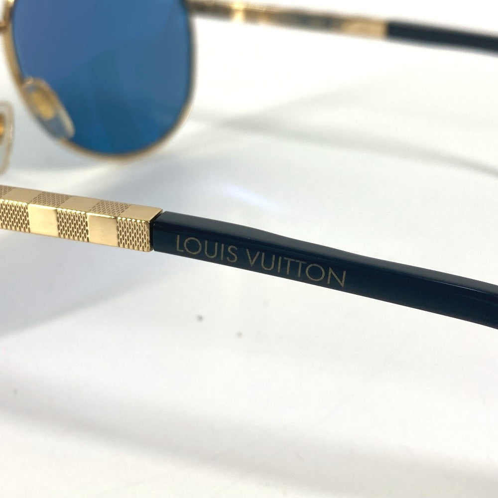 LOUIS VUITTON Z0789U アティテュード パイロット めがね メガネ アイウェア 眼鏡 サングラス メタル メンズ ブルー - brandshop-reference