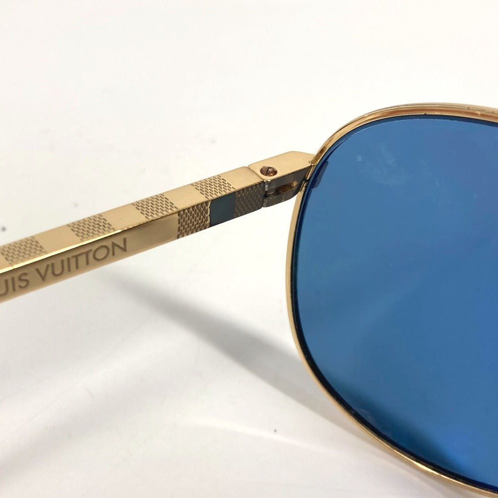 LOUIS VUITTON Z0789U アティテュード パイロット めがね メガネ アイウェア 眼鏡 サングラス メタル メンズ ブルー - brandshop-reference