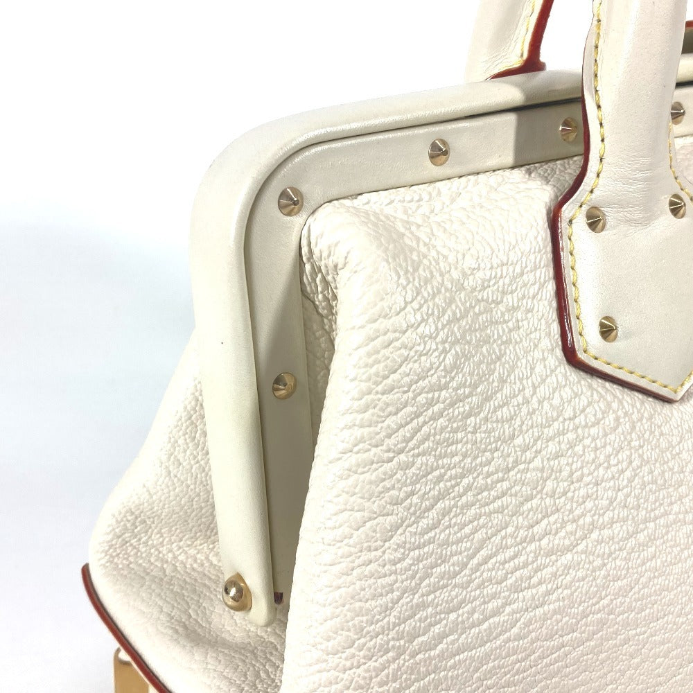 LOUIS VUITTON M91811 スハリ アンジェニュー PM カバン ドクターバッグ トートバッグ ハンドバッグ スハリレザー レディース ホワイト - brandshop-reference