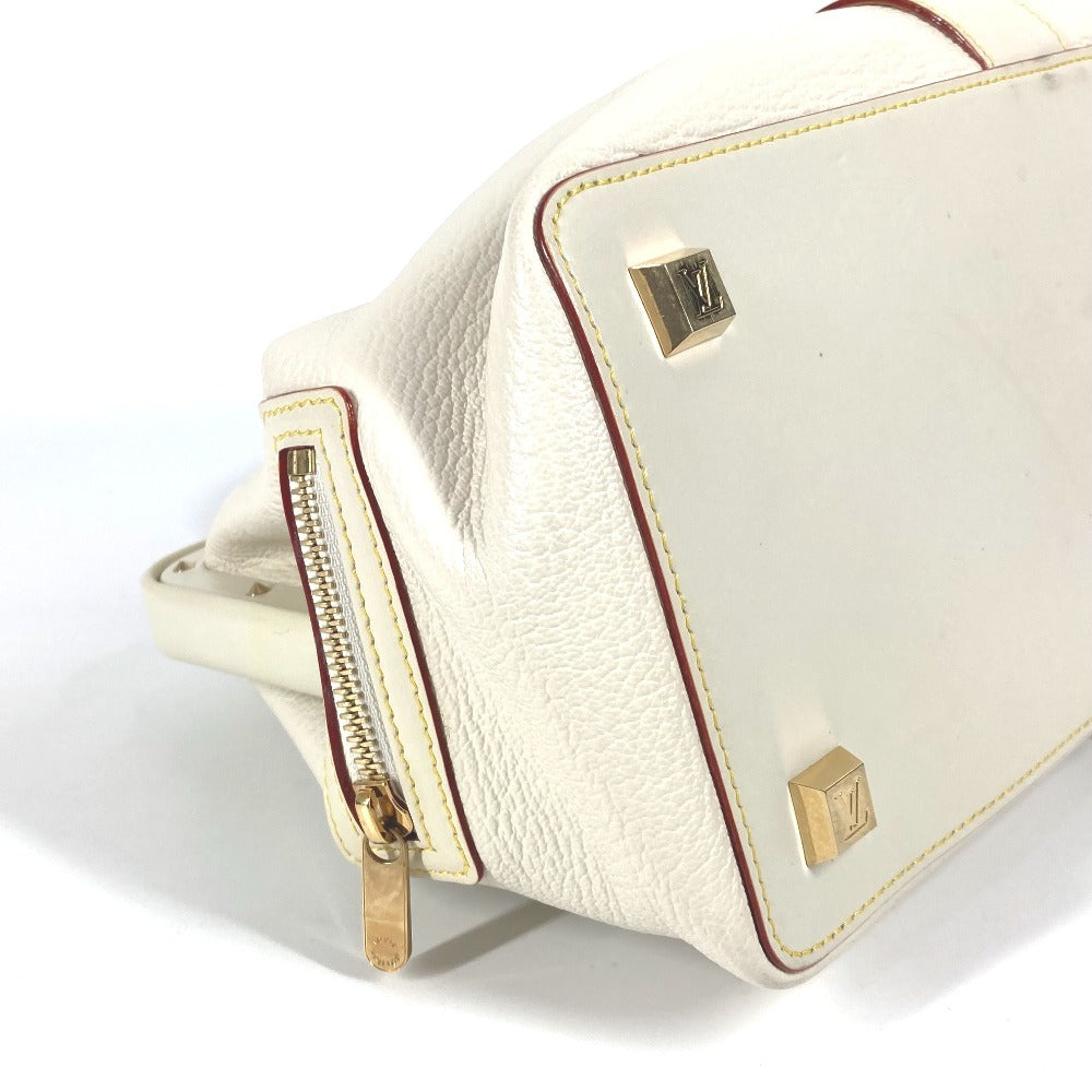 LOUIS VUITTON M91811 スハリ アンジェニュー PM カバン ドクターバッグ トートバッグ ハンドバッグ スハリレザー レディース ホワイト - brandshop-reference