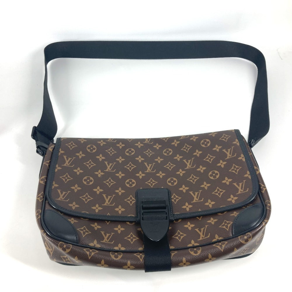 LOUIS VUITTON M46328 モノグラムマカサー アーチメッセンジャー 斜め掛け カバン フラップ ショルダーバッグ モノグラムマカサーキャンバス ユニセックス ブラウン - brandshop-reference
