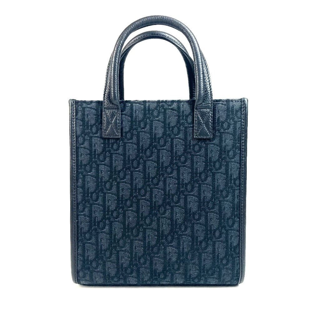 Dior 1ESPO311YKY サファリ Safari ノースサウス トートバッグ カバン ロゴ オブリーク ハンドバッグ レザー/キャンバス ユニセックス ブラック - brandshop-reference