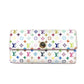 LOUIS VUITTON M93532 モノグラムマルチカラー ポルトフォイユ・サラ 村上隆 フラップ 長財布 モノグラムマルチカラーキャンバス ユニセックス ブロン ホワイト - brandshop-reference