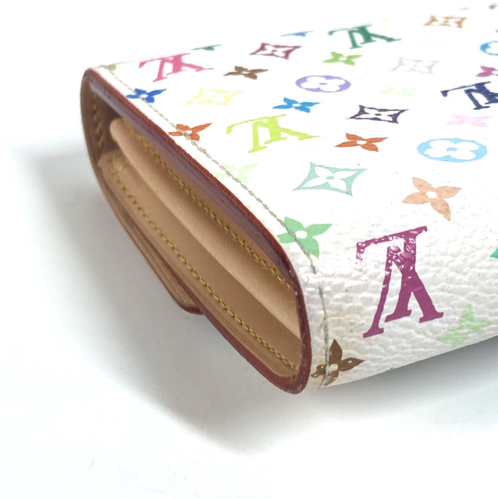 LOUIS VUITTON M93532 モノグラムマルチカラー ポルトフォイユ・サラ 村上隆 フラップ 長財布 モノグラムマルチカラーキャンバス ユニセックス ブロン ホワイト - brandshop-reference