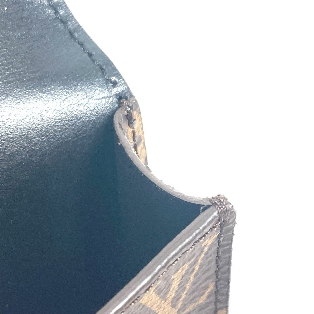 LOUIS VUITTON M01361 モノグラム キーホルダー・イヤホン ポーチ LV ベア バッグチャーム キーホルダー airpods イヤフォンケース レザー レディース ブラウン - brandshop-reference