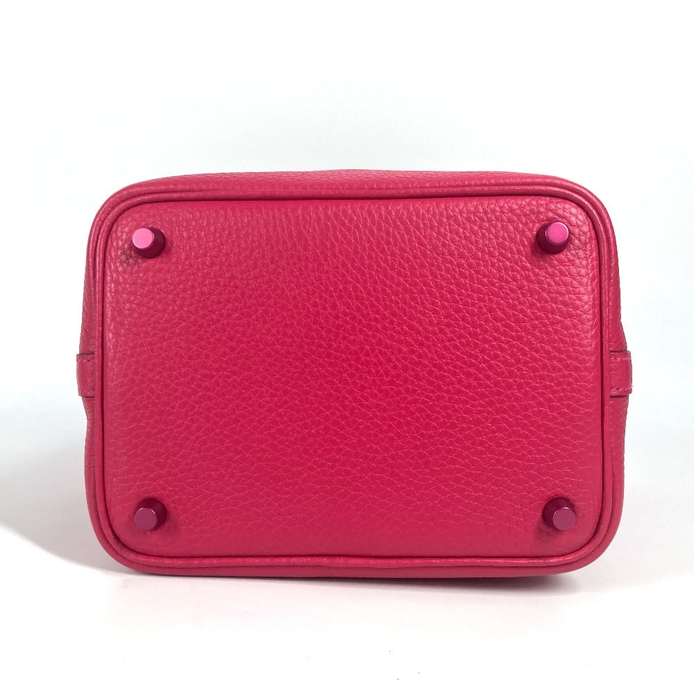 HERMES ピコタンロック PM 18 モノクローム ピコタンPM ピコタン18 ピコタン ハンドバッグ トリヨンクレマンス レディース ローズメキシコ ピンク - brandshop-reference