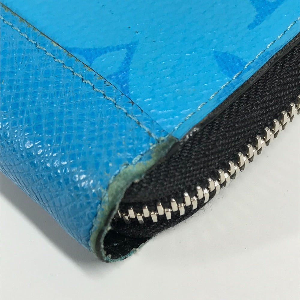 LOUIS VUITTON M30467 タイガラマ ジッピーウォレットヴェルティカル ロングウォレット ラウンドファスナー 長財布 モノグラムキャンバス ユニセックス ブルー - brandshop-reference