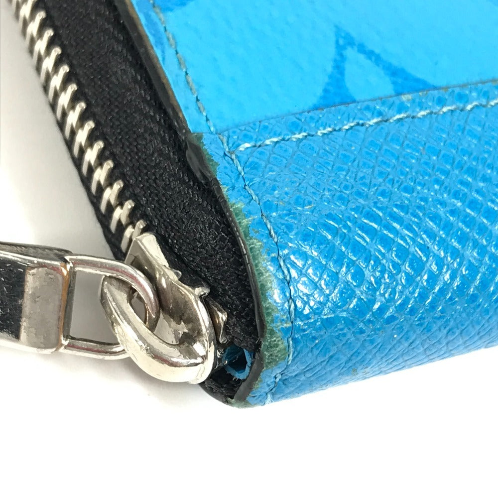 LOUIS VUITTON M30467 タイガラマ ジッピーウォレットヴェルティカル ロングウォレット ラウンドファスナー 長財布 モノグラムキャンバス ユニセックス ブルー - brandshop-reference
