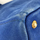 PRADA カナパ L ハンドバッグ カバン トートバッグ キャンバス ユニセックス ブルー - brandshop-reference
