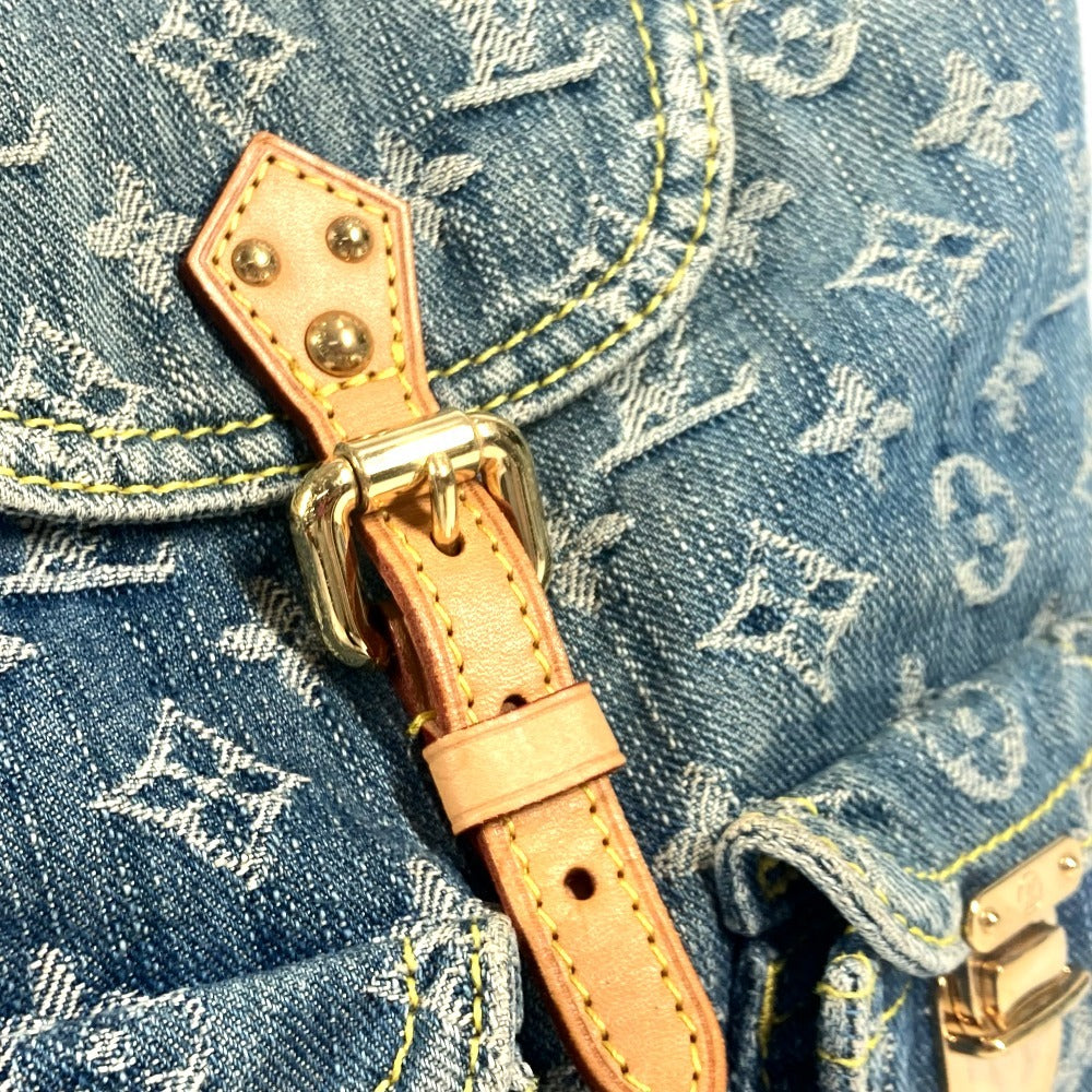 LOUIS VUITTON M95057 モノグラムデニム サックアドPM カバン リュック リュックサック モノグラムデニムキャンバス レディース ブルー - brandshop-reference