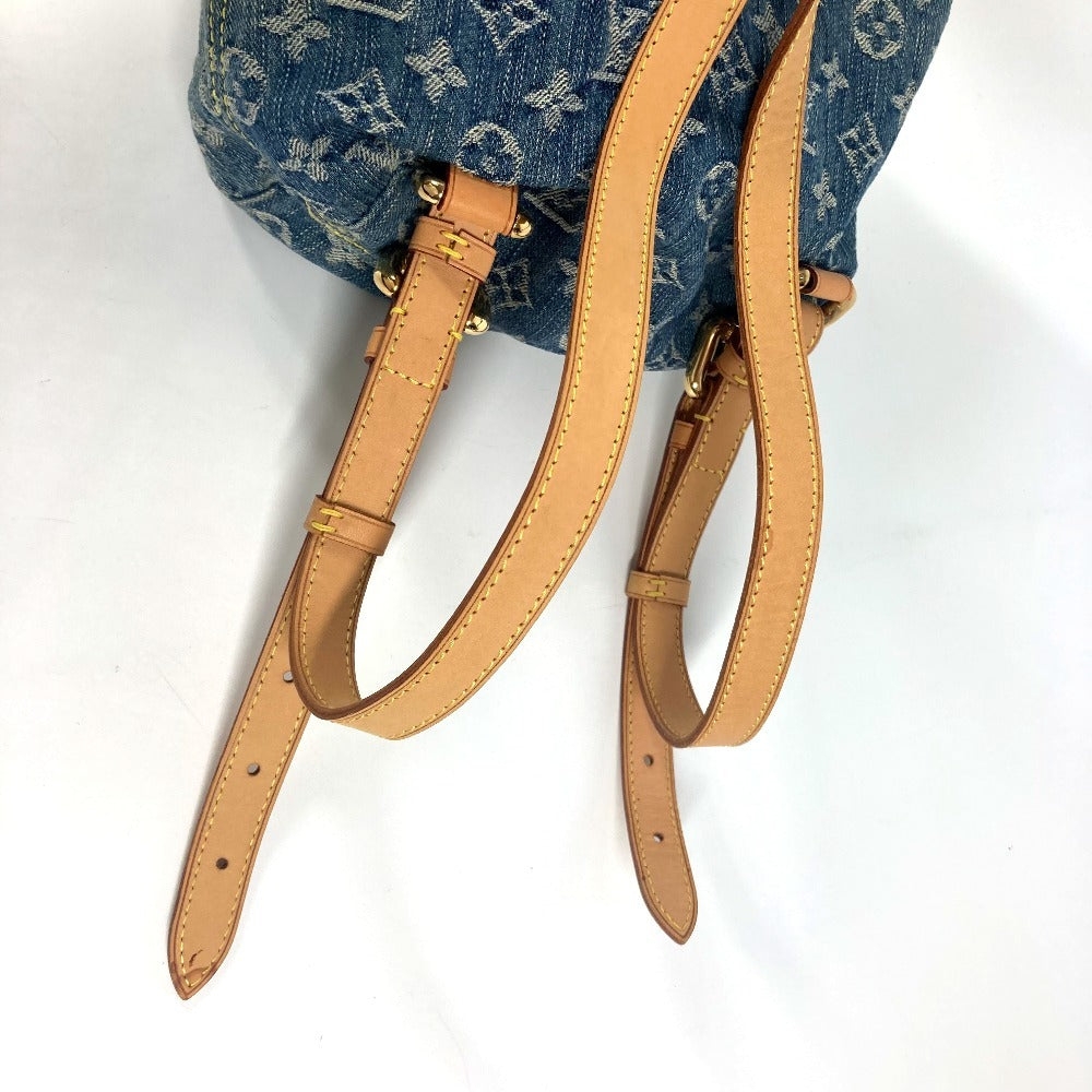 LOUIS VUITTON M95057 モノグラムデニム サックアドPM カバン リュック リュックサック モノグラムデニムキャンバス レディース ブルー - brandshop-reference